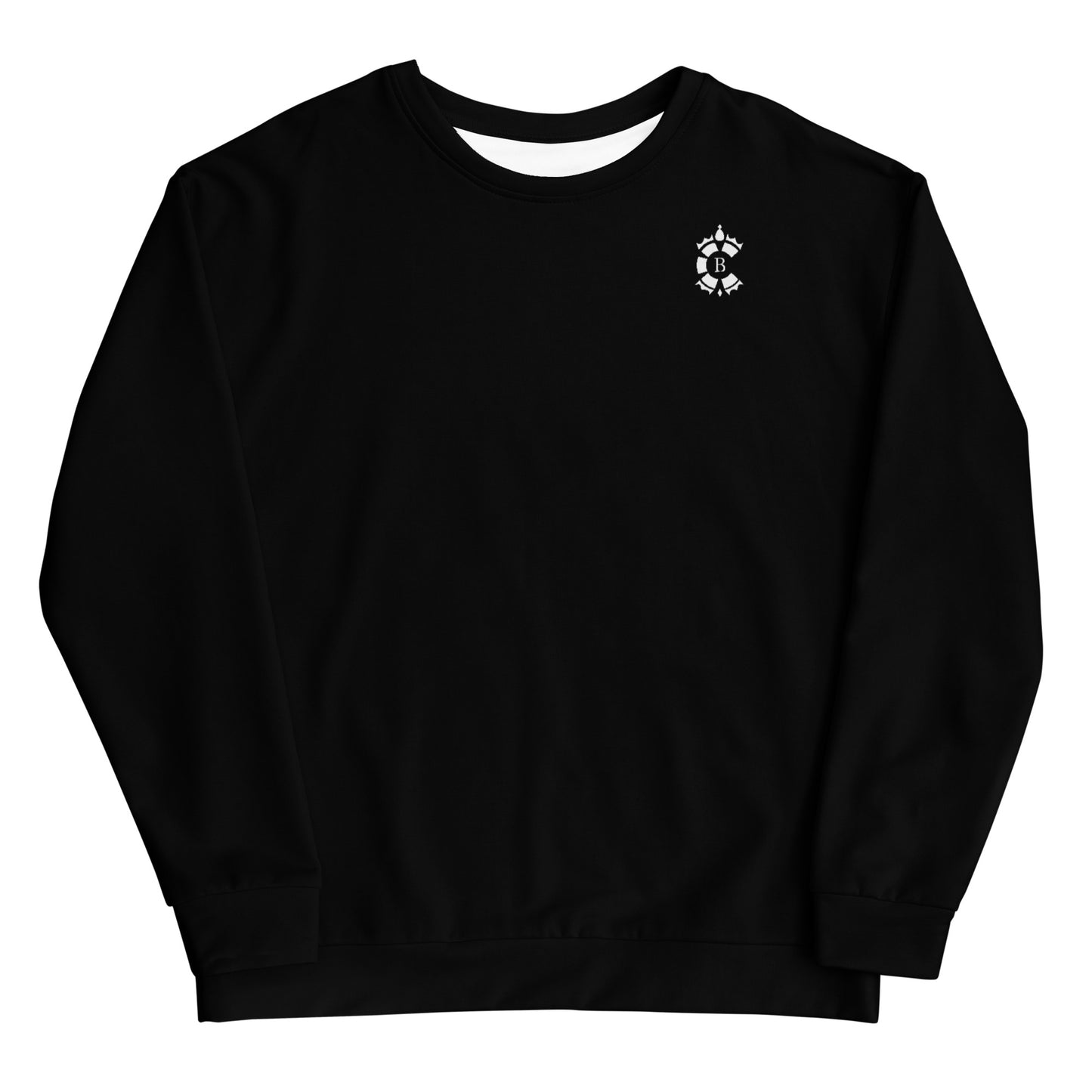 CONTRABRANDED Logo Sweater White on Black