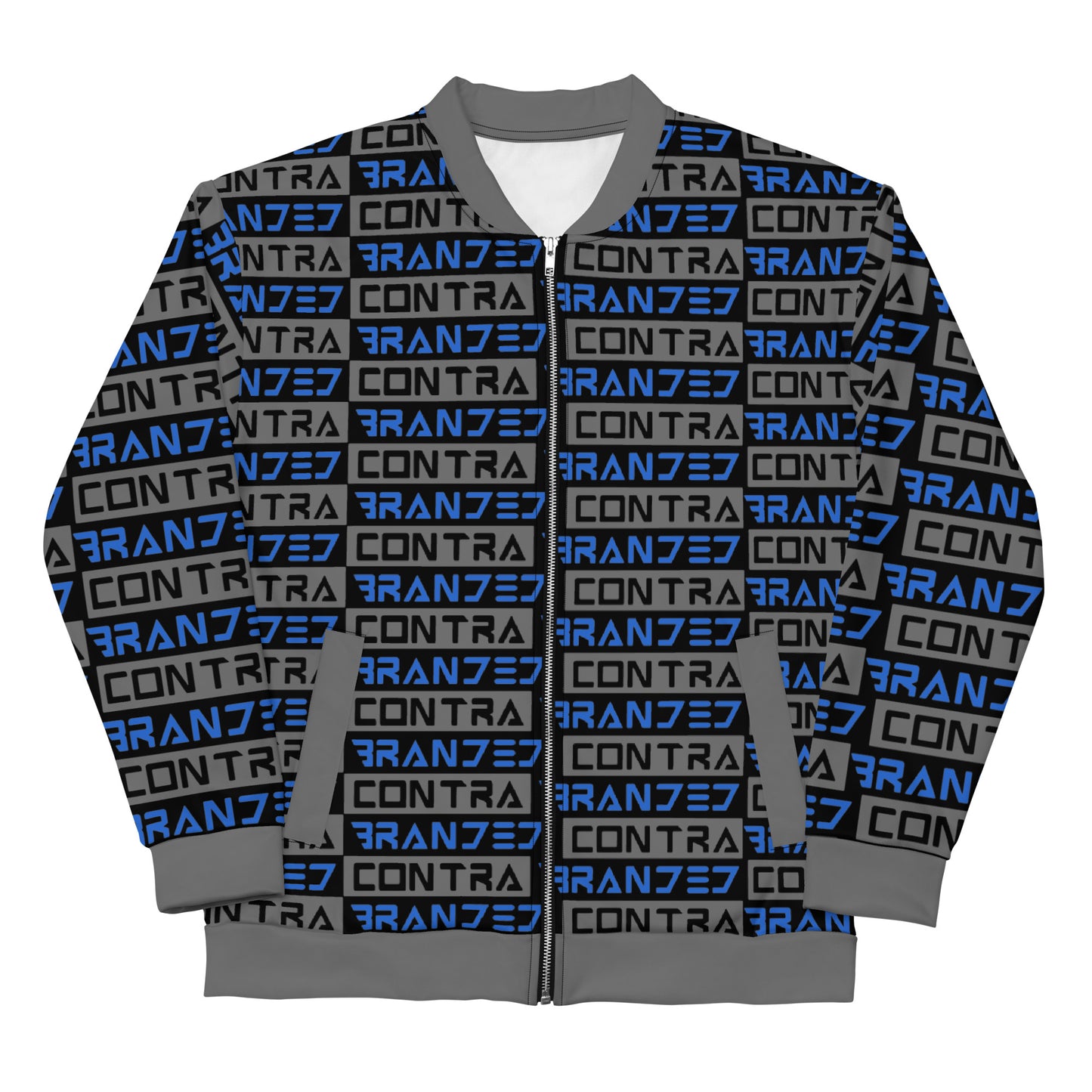 Classic Type CONTRABRANDED Bars Grey & Blue Jacket
